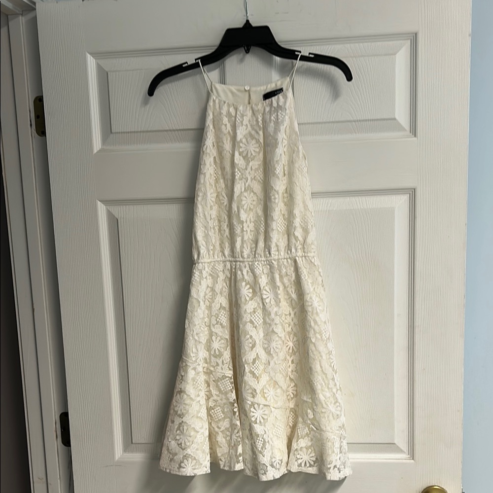 NEW Aqua BRAND Ivory Floral Lace Top